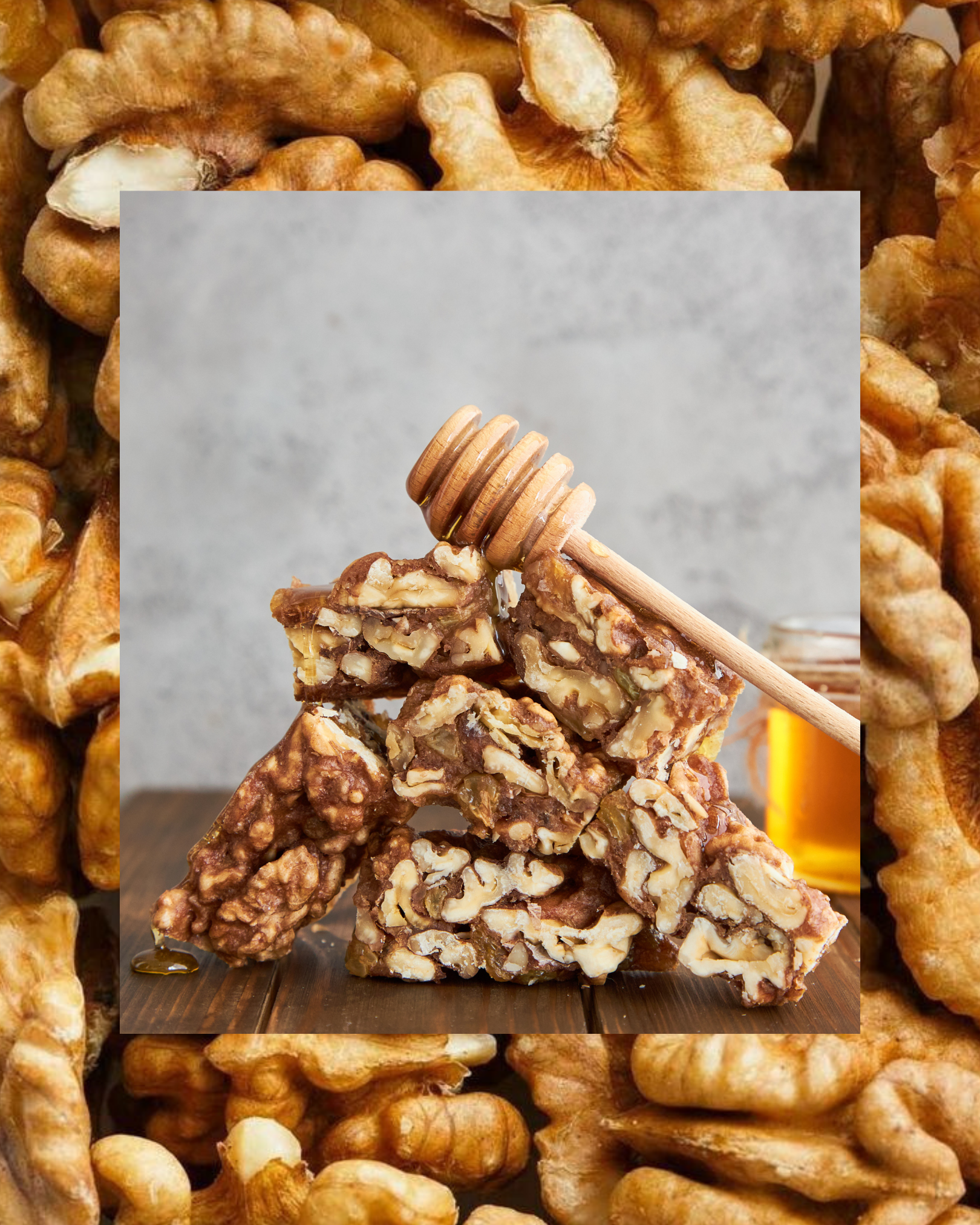 Kozinaki z orzechów włoskich